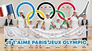 OLIMPIJADA  JE TAIME PARIS  JEUX OLIMPIC PARIS 2024 Zagrepčanke i dečki [upl. by Fabri]