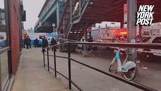 At least five people shot inside Bronx subway station in scary rushhour scene [upl. by Middlesworth]