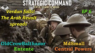 Strategic Command WW1 Icarus Mod1916 Ep 6 OldCrowBalthazor Entente vs MdSmall Central Powers [upl. by Chesney708]