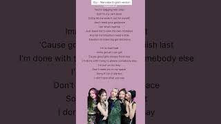 Itzy  Wannabe English version lyrics✨ shorts itzy itzymidzy [upl. by Eba]