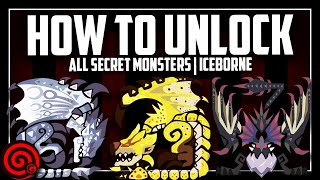 How to Unlock  Gold Rathian Yian Garguga Silver Rathalos amp MORE  MHW Iceborne [upl. by Gaves]