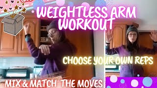 Weightless Arm Workout  Beginners [upl. by Suravart]