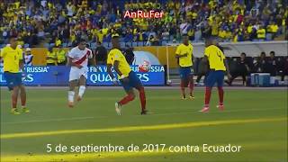 Todos los goles de Oreja Flores con la seleccion peruana [upl. by Nahsor]