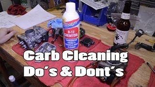 Berryman B12 and Carburetor Cleaning Dos amp Donts [upl. by Dicky]