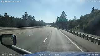 BigRigTravels LIVE  Colfax to Sacramento CA I80 22322 233 PM PST [upl. by Oelgnaed]