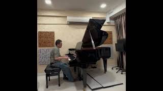 “Bunga Sayang” Flower of Love by Dick Lee Played on a C Bechstein baby grand [upl. by Cosma412]