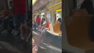 Man Blocks NYC Subway Doors [upl. by Ettenad433]