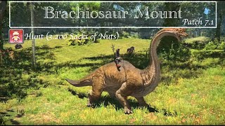 Final Fantasy XIV  Brachiosaur Mount [upl. by Ajnot]