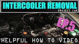 Project WRX EP5  WRX Intercooler Removal [upl. by Hertz]