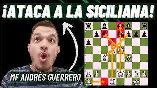 La Apertura QUE ATACA a la Siciliana Gambito Morra [upl. by Kcirdled]