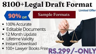 Legal Drafting Format  Legal drafting in English amp hindi  Legal Drafting PDF [upl. by Aizirtap]