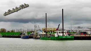 YE 23 JANNE YERSEKE Muslingeskraber Muschelkutter fishing vessel for mussles Hooksiel Germany [upl. by Nylhsa216]