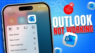 Fix Outlook Email Not Working on iPhone  Troubleshoot Outlook Issues on iPhone [upl. by Sigfrid]