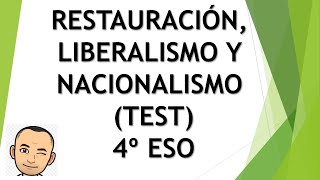 ✅✅ 𝐑𝐄𝐒𝐓𝐀𝐔𝐑𝐀𝐂𝐈Ó𝐍 𝐋𝐈𝐁𝐄𝐑𝐀𝐋𝐈𝐒𝐌𝐎 𝐘 𝐍𝐀𝐂𝐈𝐎𝐍𝐀𝐋𝐈𝐒𝐌𝐎 ✅✅🆃🅴🆂🆃 ✅✅ 🅰🅿🆁🅴🅽🅳🅴 🅲🅾🅽 🆅í🅲🆃🅾🆁 ✅✅Restauración y liberalismo [upl. by Lemor621]