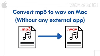 How to convert mp3 to wav on mac [upl. by Eelirak]