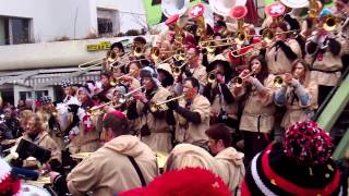 Guggemusig EN Bloosbälg Gelterkinden  Sissacher Fasnacht Platzkonzert 17022013 [upl. by Egdirdle]