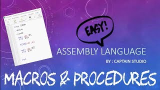 Difference between macros and procedures assembly language hindiurdu [upl. by Atekan]