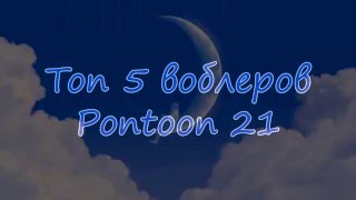 Воблеры на щуку 2015 Топ 5 воблеров Pontoon 21 на щуку [upl. by Sitruk171]