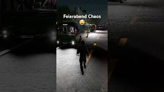 Feierabend Chaos 😅 bussimulator funnyshorts [upl. by Allveta96]