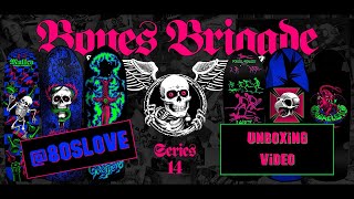 Unboxing Video of the Complete PowellPeralta Bones Brigade Series 14 Blacklight Skateboard Decks [upl. by Hegyera]