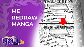 Tutorial Redraw Manga MangaManhwaManhua  Kiryuu Indonesia [upl. by Nerhe]