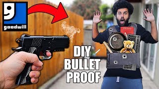 We Built BULLET PROOF Armor Using Only Things From Thrift Shops GOODWILL BODY ARMOR CHALLENGE [upl. by Anahsar195]