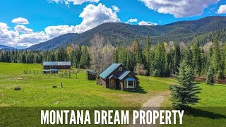 Montana Dream Property For Sale  360 Degree Mountain Views Privacy 80 Acres montanarealestate [upl. by Nhguavaj852]