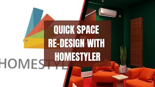 Quick studio room modelingdesign with Homestyler [upl. by Ragan]