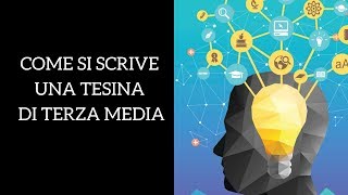 Tesina terza media come si scrive [upl. by Dyan711]