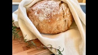 No Knead Artisan Bread Homemade fresh bread  very easy [upl. by Bennie678]