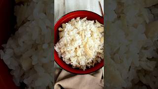 Ginger rice 🍚 ginger takikomi gohan 😋 ginger gohan ricebowl ricecooker lunchtime [upl. by Olaf]