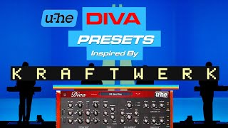 UHe DIVA KRAFTWERK Inspired PRESETS WerkStation Soundbank for DIVA 80 Sounds [upl. by Jonme]