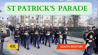 4K Bostons Saint Patricks Day Parade 2023 I🇮🇪☘️ [upl. by Adyan]