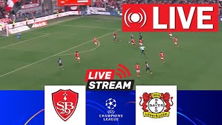 Stade Brestois vs Bayer Leverkusen LIVE  UEFA Champions League 2024  Match LIVE Today [upl. by Annet]