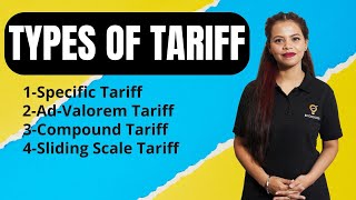 Types of Tariff  International Economics  Ecoholics [upl. by Achilles]