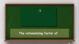 Rationalization of irrational numbers 1 [upl. by Anileda]