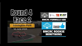 Bemsee Donington Park Race 12 Saturday BMCRC Formula 400 amp BMCRC Rookie Minitwins 1st June 2024 [upl. by Case]