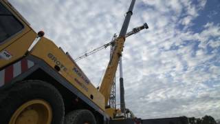 Maxim Crane LAFC Soccer Stadium Tower Crane [upl. by Anneuq]