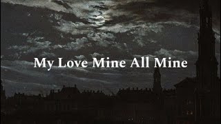 My Love Mine All Mine  Mitski KaraokeMinus One Version [upl. by Frederich155]