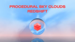 Cinema 4D Procedural Sky Redshift [upl. by Aileda]