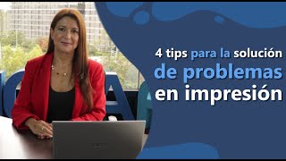 4 tips para la solución de problemas en impresión [upl. by Yleen]