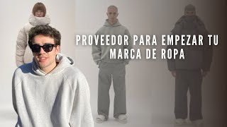 Proveedor TOP para empezar tu marca de ropa streetwear [upl. by Aneehsit]