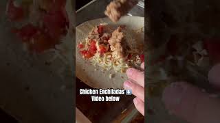 Easy Chicken Enchiladas recipe food affordable easy fyp [upl. by Negam]