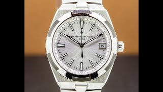 Vacheron Constantin Overseas 4500v Automatic 41mm Silver Dial 4500v 110AB126 [upl. by Anaer]