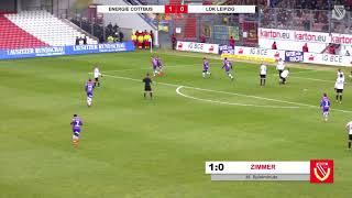 27 Spieltag  FC Energie Cottbus  1 FC Lok Leipzig  Die Highlights [upl. by Ynor]