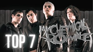 LAS 7 MEJORES CANCIONES DE MY CHEMICAL ROMANCE  emo edition [upl. by Aneladdam]