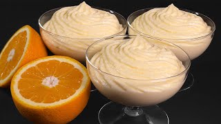 Cremiger OrangenDessert in 5 Minuten Alle suchen dieses Rezept Kein Backen kein Ofen [upl. by Tracie]