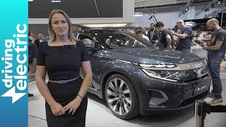 Byton MByte SUV 2020 revealed  Frankfurt Motor Show  DrivingElectric [upl. by Sibbie]