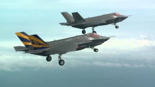 F35C Formation Flight [upl. by Whiffen]