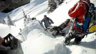 SkiDoo Powder – Snowmobiling in Golden BC [upl. by Illoh]